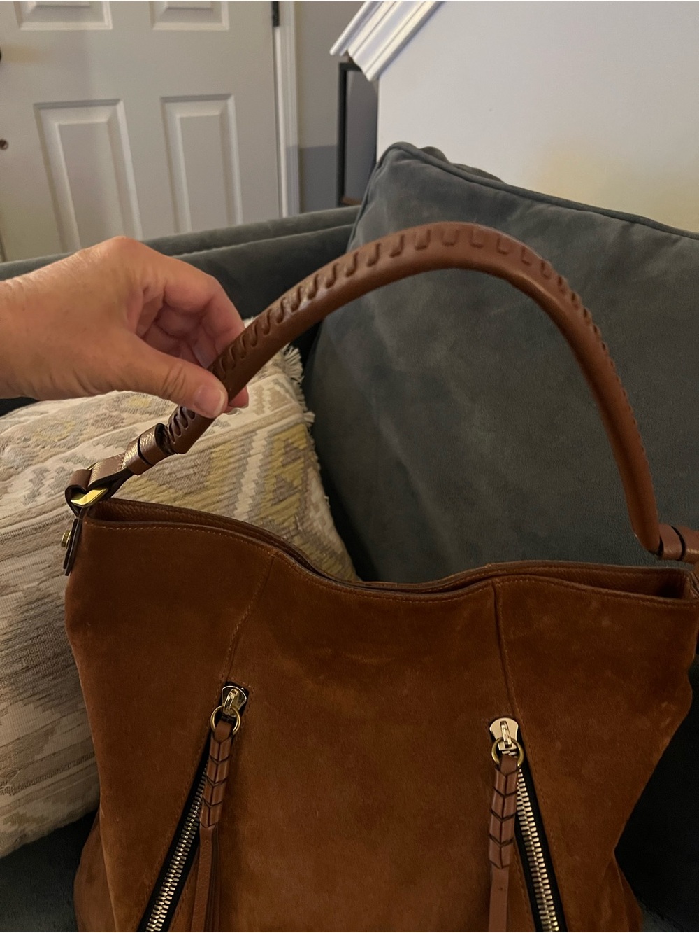OrYany Brown Suede bag - Picture 2 of 11